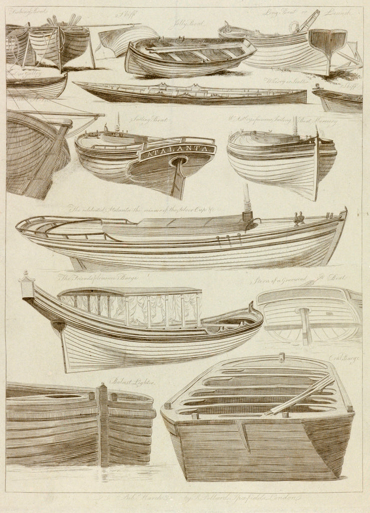Detail of Fishing boats by Robert Pollard