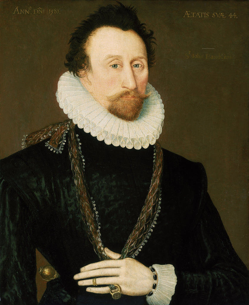 Detail of Sir John Hawkins (1532-1595) by unknown