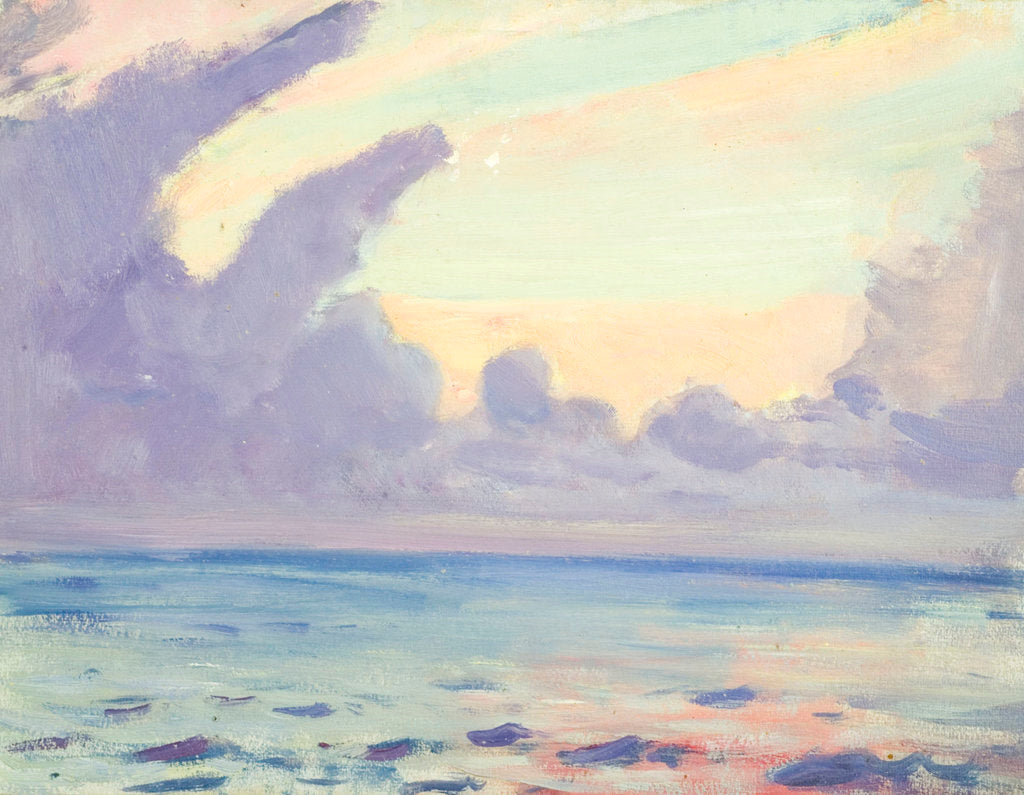 Detail of Seascape from the 'Birkdale' by John Everett
