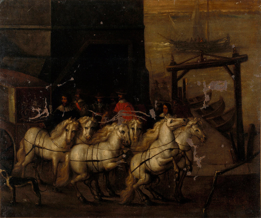 Detail of Escape of James II by unknown