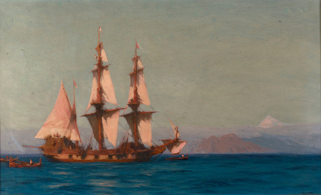 Detail of A ship of Tenerife by John Fraser