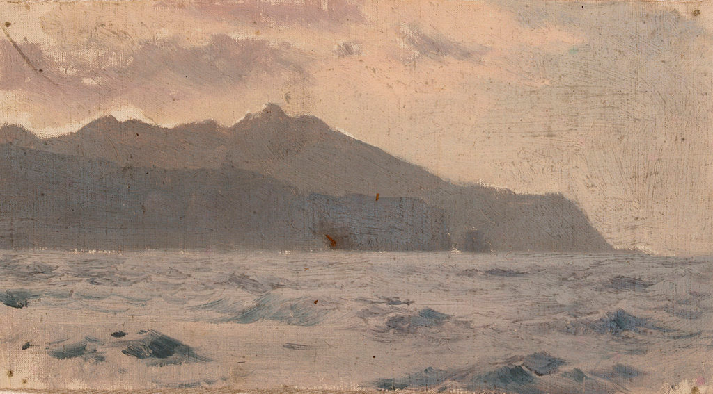 Detail of Mountains and sea by John Fraser