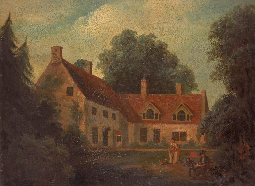Detail of The Rectory, Burnham Thorpe, Norfolk by Isaac Pocock