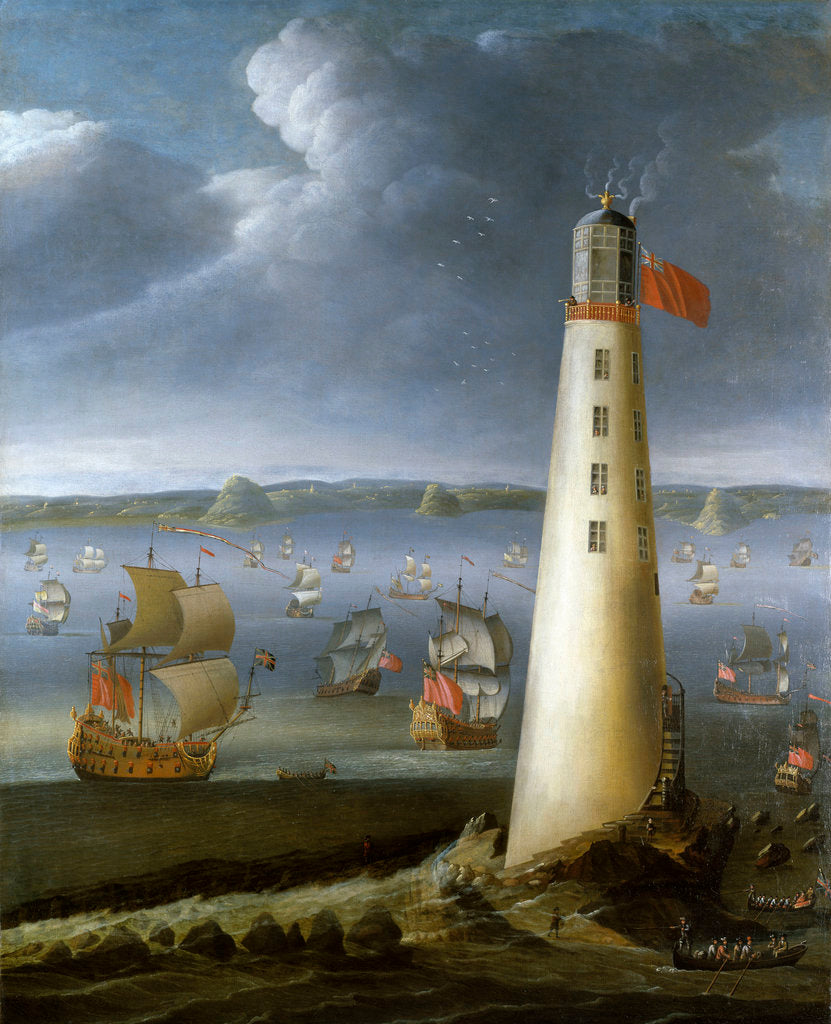 Detail of Eddystone lighthouse by Isaac Sailmaker
