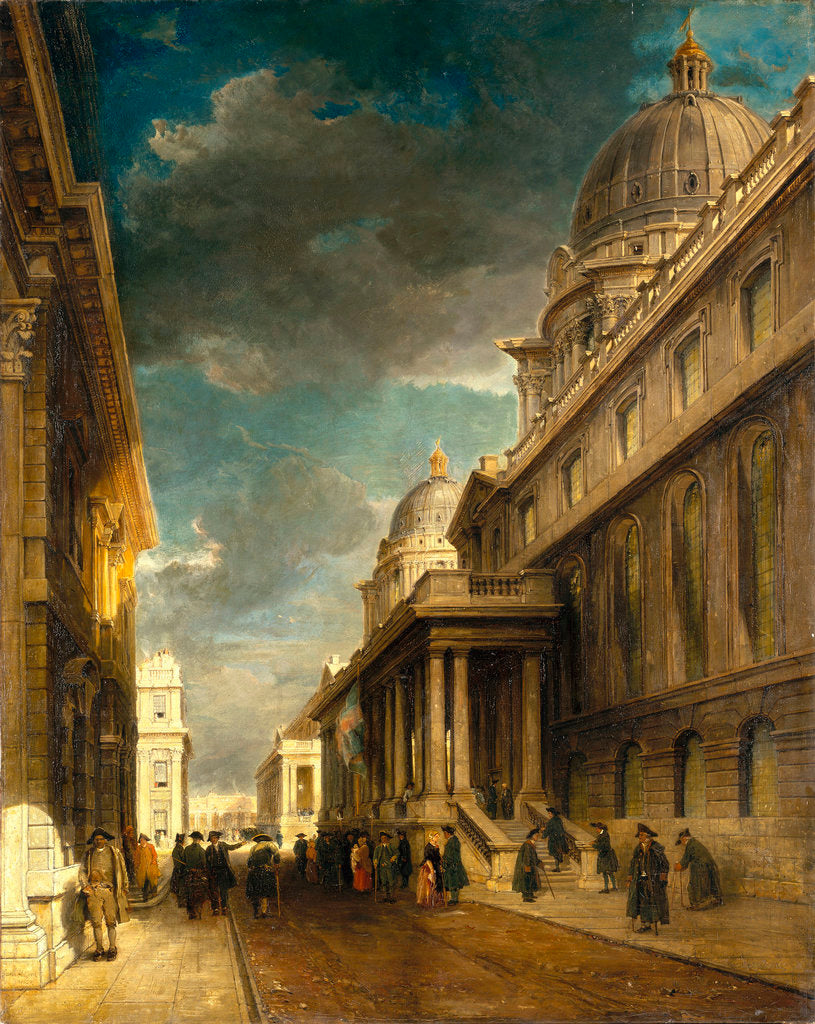 Detail of Greenwich Hospital by James Holland