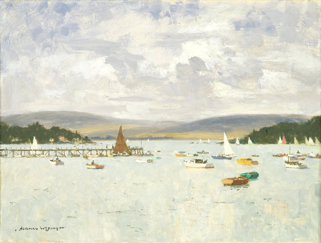 Detail of Poole harbour, Dorset by Norman Wilkinson