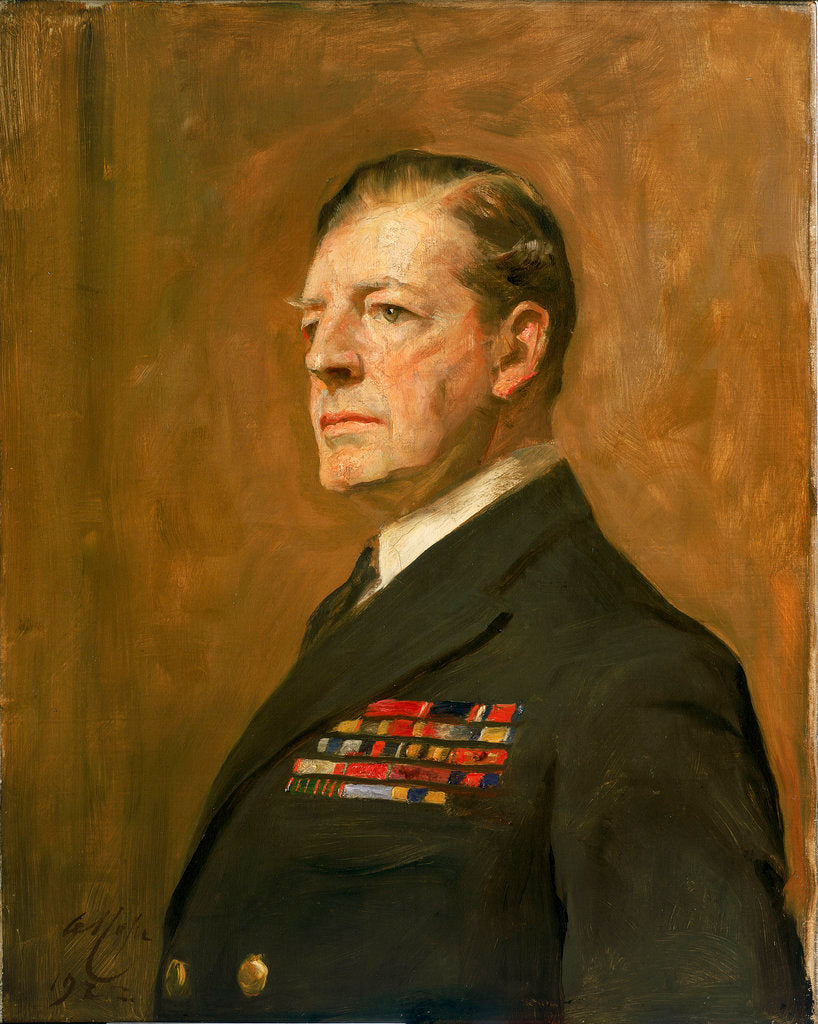 Detail of Admiral of the Fleet, 1st Earl Beatty (1871-1936) by Arthur Stockdale Cope