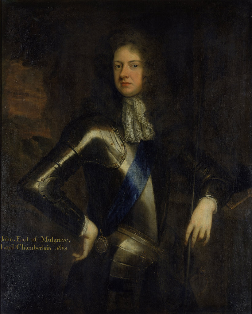 Detail of John Sheffield, 1st Duke of Buckingham and Normanby (1648-1721) by Godfrey Kneller