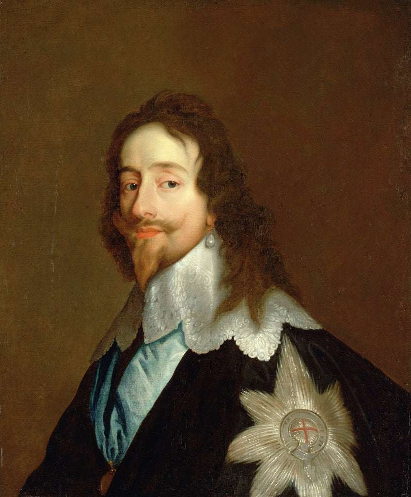 Detail of Charles I (1600-1649) by unknown