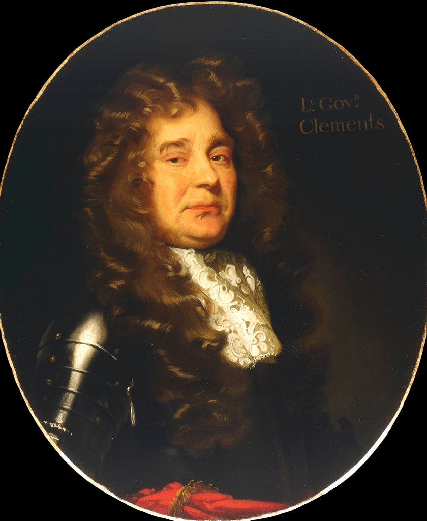 Detail of John Clements (d. 1705) by John Greenhill
