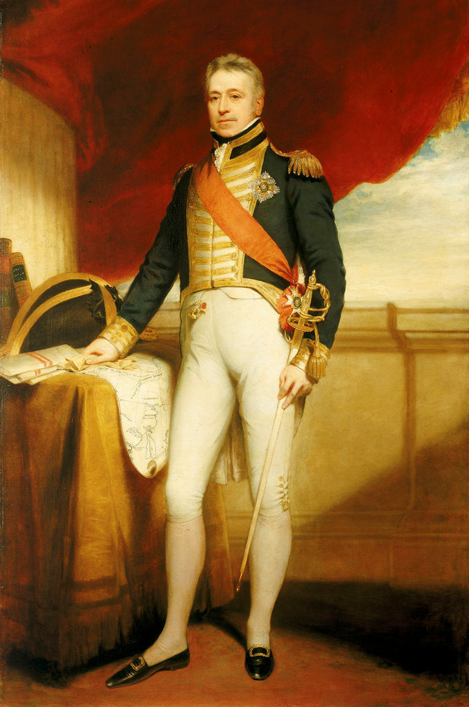 Detail of Admiral of the Fleet Sir George Cockburn (1772-1853) by William Beechey