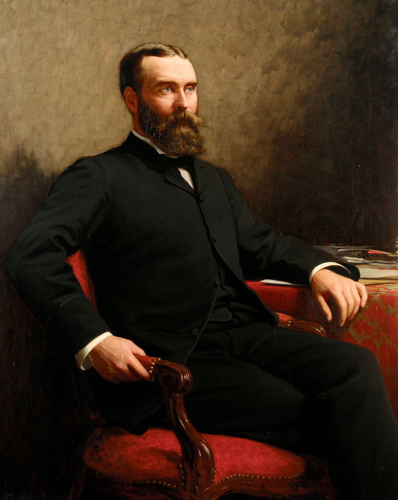 Detail of William Denny (1847-1887) by Norman Macbeth