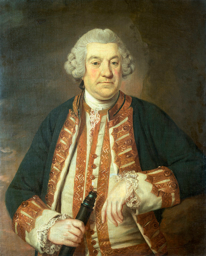 Detail of Admiral Sir Francis Geary (1709/10-1796) by British School