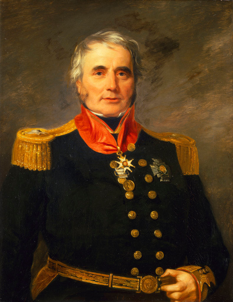 Detail of Rear-Admiral Sir James Alexander Gordon (1782-1869) by Andrew Morton