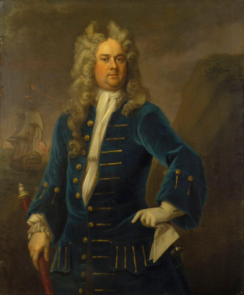 Detail of Captain Robert Harland (circa 1680-1751) by Michael Dahl