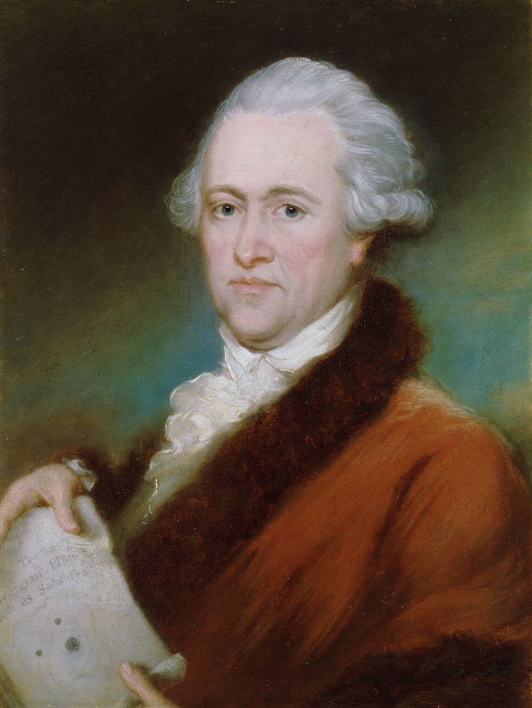 Detail of Sir William Herschel (1738-1822) by John Russell