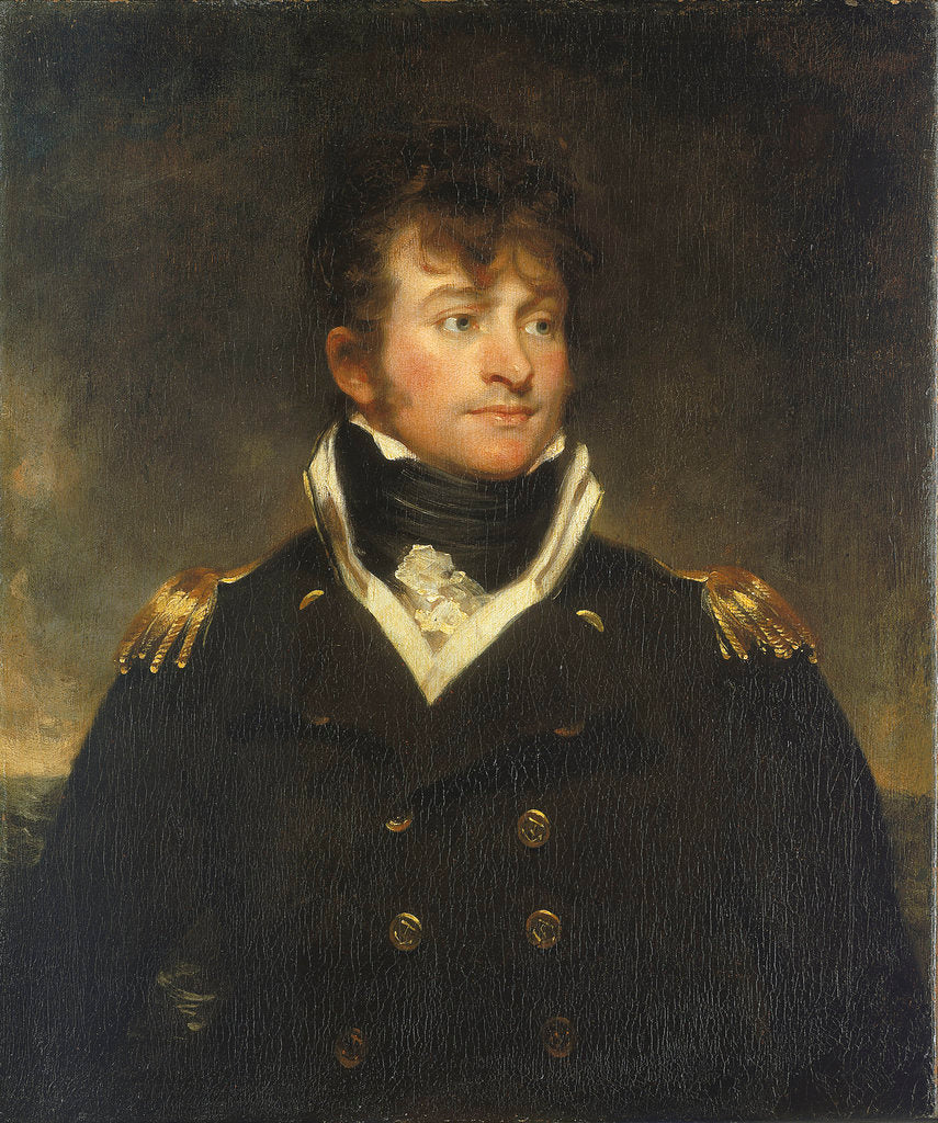 Detail of Captain Samuel Hood Linzee (1773-1820) by Martin Archer Shee