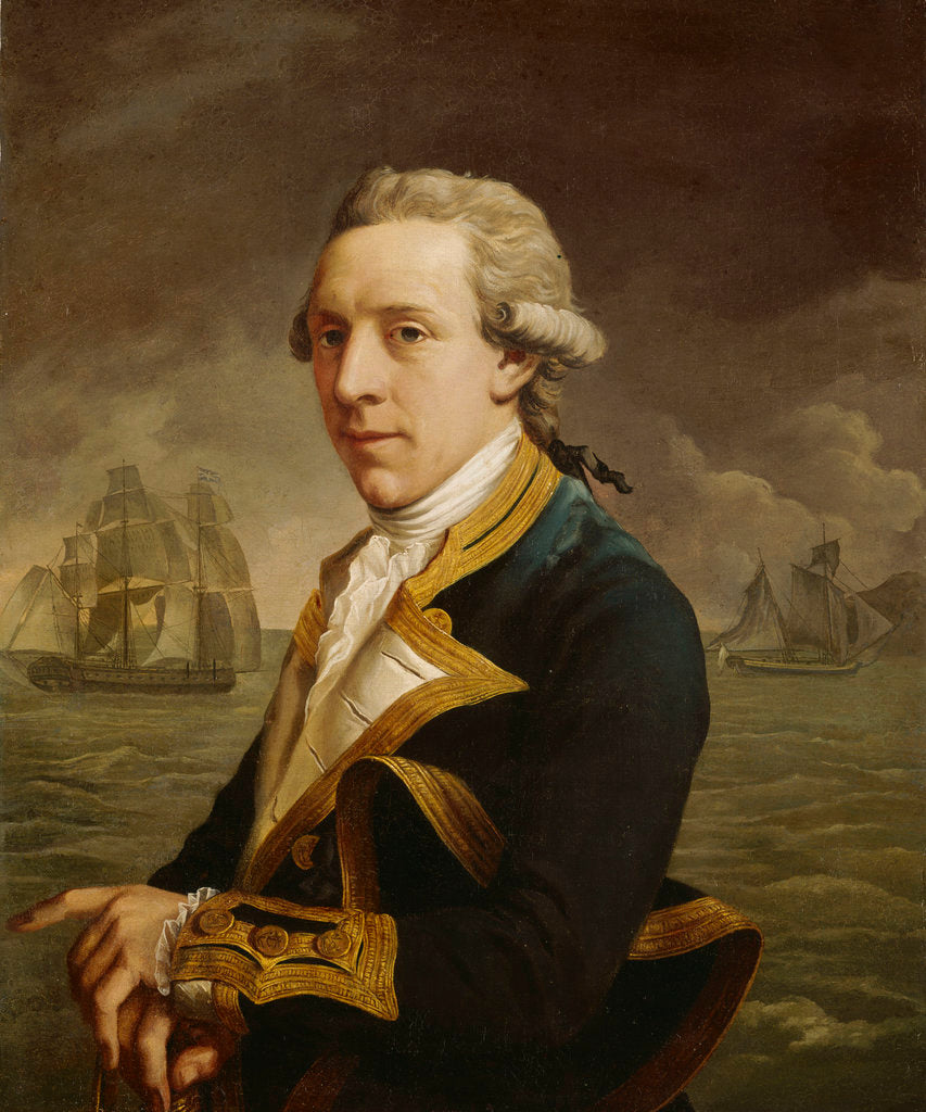 Detail of Captain Robert Man (circa 1748-1813) by John Francis Rigaud