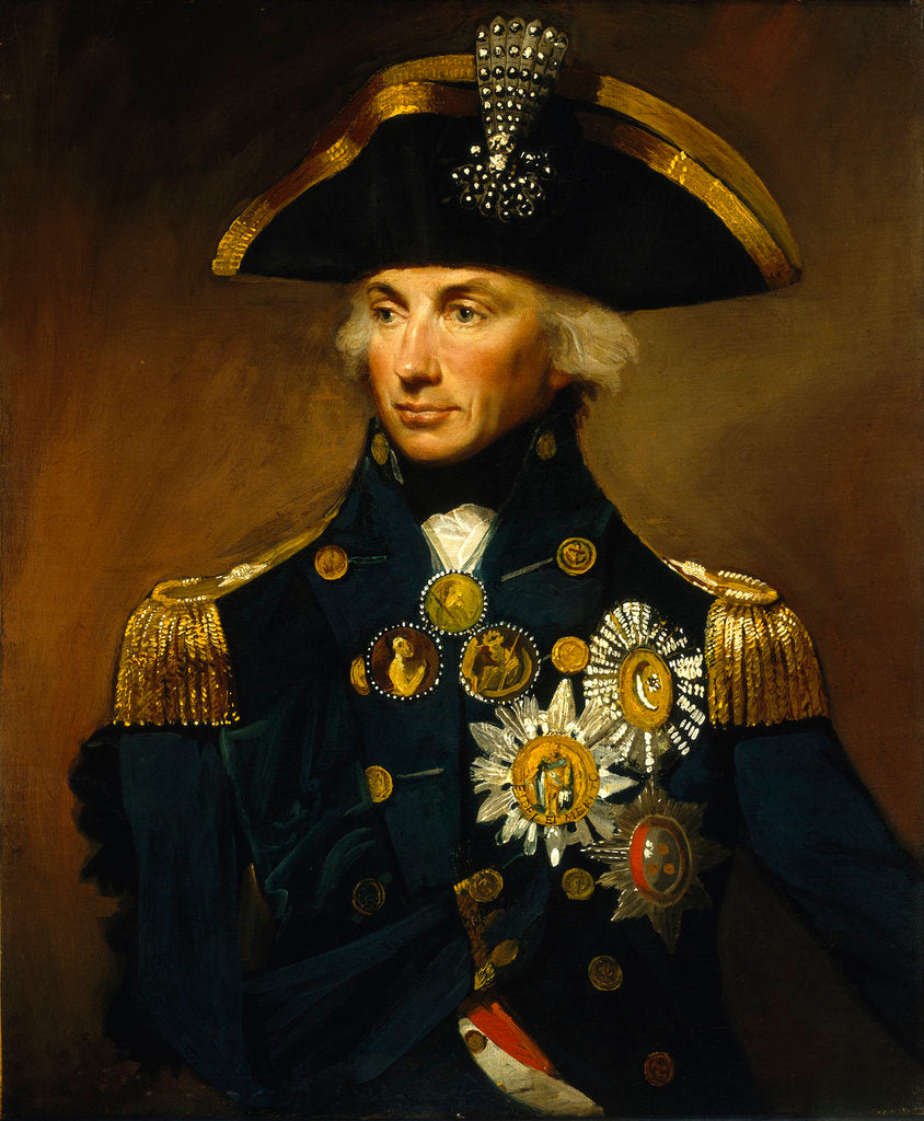 Detail of Rear-Admiral Horatio Nelson, 1st Viscount Nelson (1758-1805) by Lemuel Francis Abbott