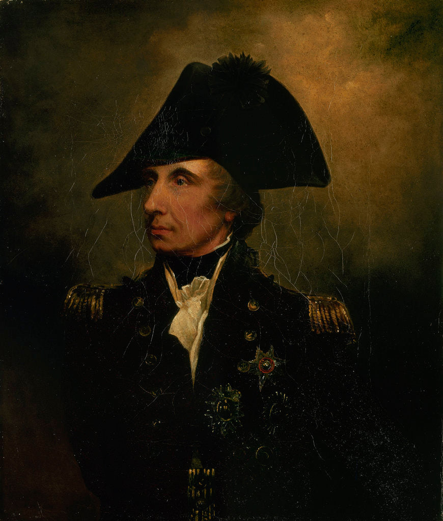 Detail of Vice-Admiral Horatio Nelson, 1st Viscount Nelson (1758-1805) by Arthur William Devis