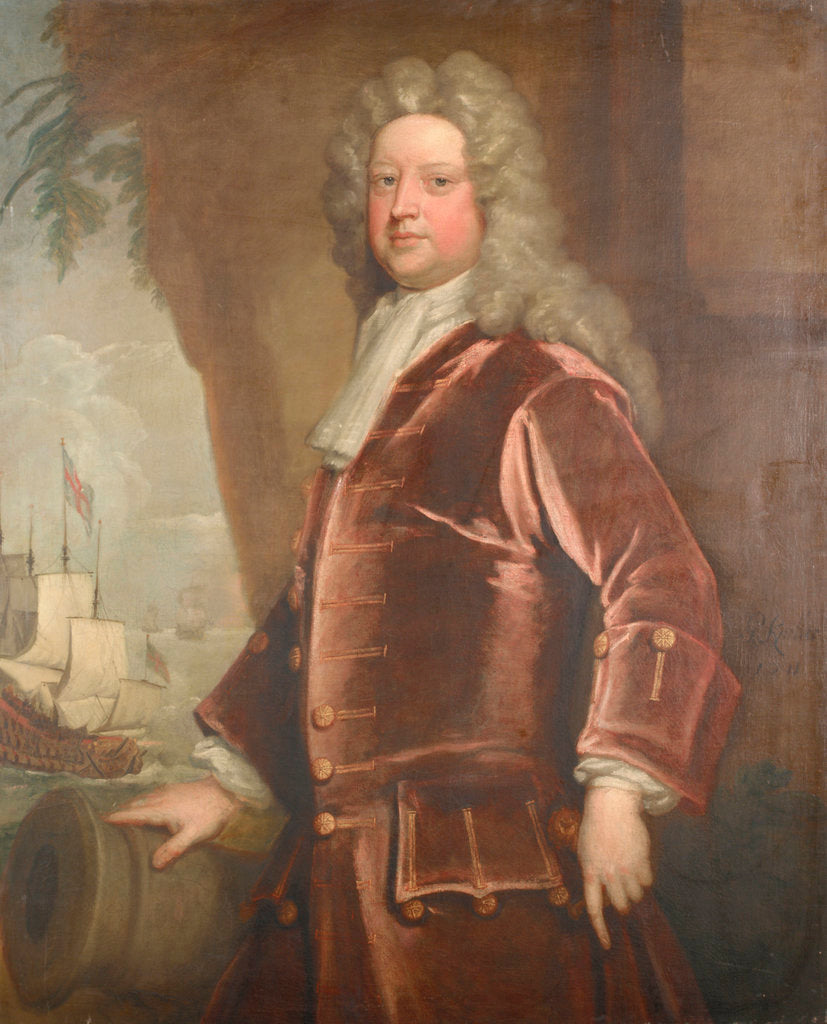 Detail of Admiral Sir John Norris (circa 1660-1749) by Godfrey Kneller