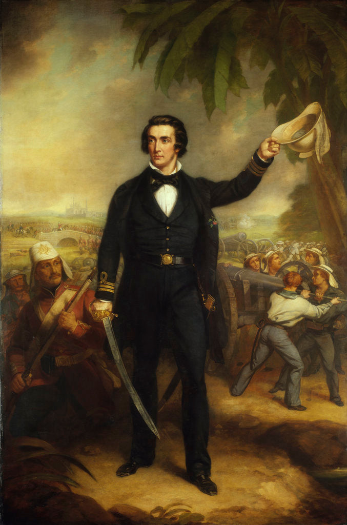 Detail of Captain William Peel (1824-1858) by John Lucas