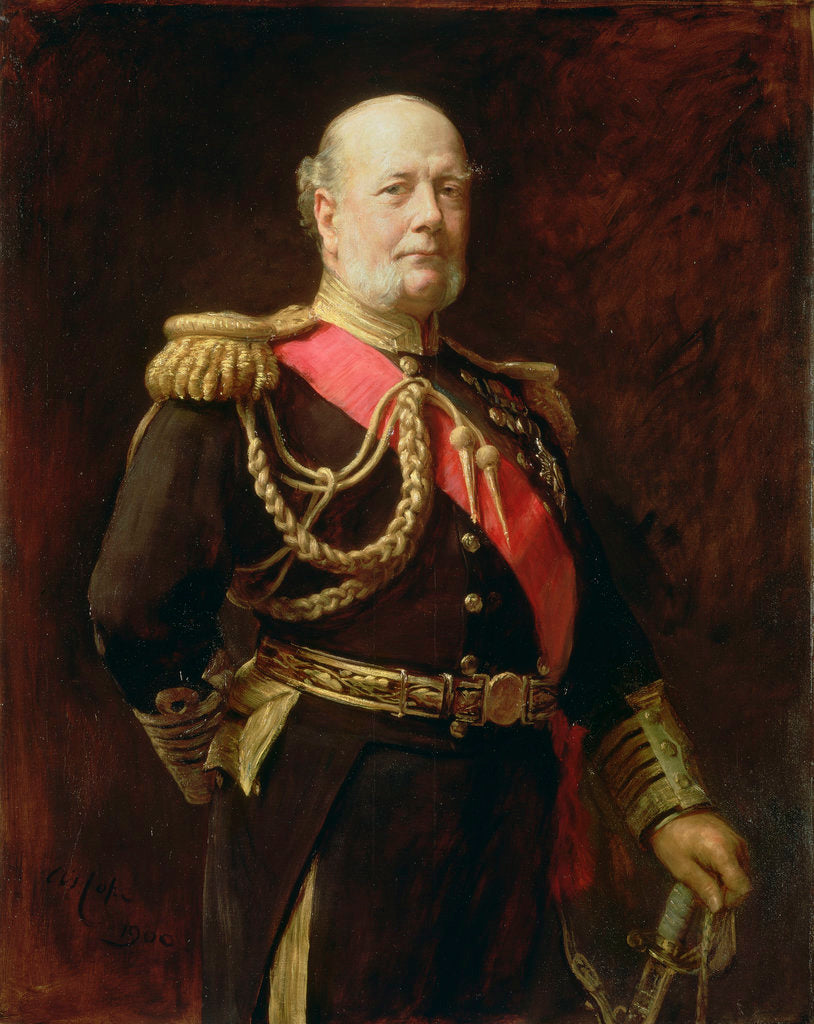 Detail of Admiral Sir Frederick Richards (1833-1912) by Arthur Stockdale Cope