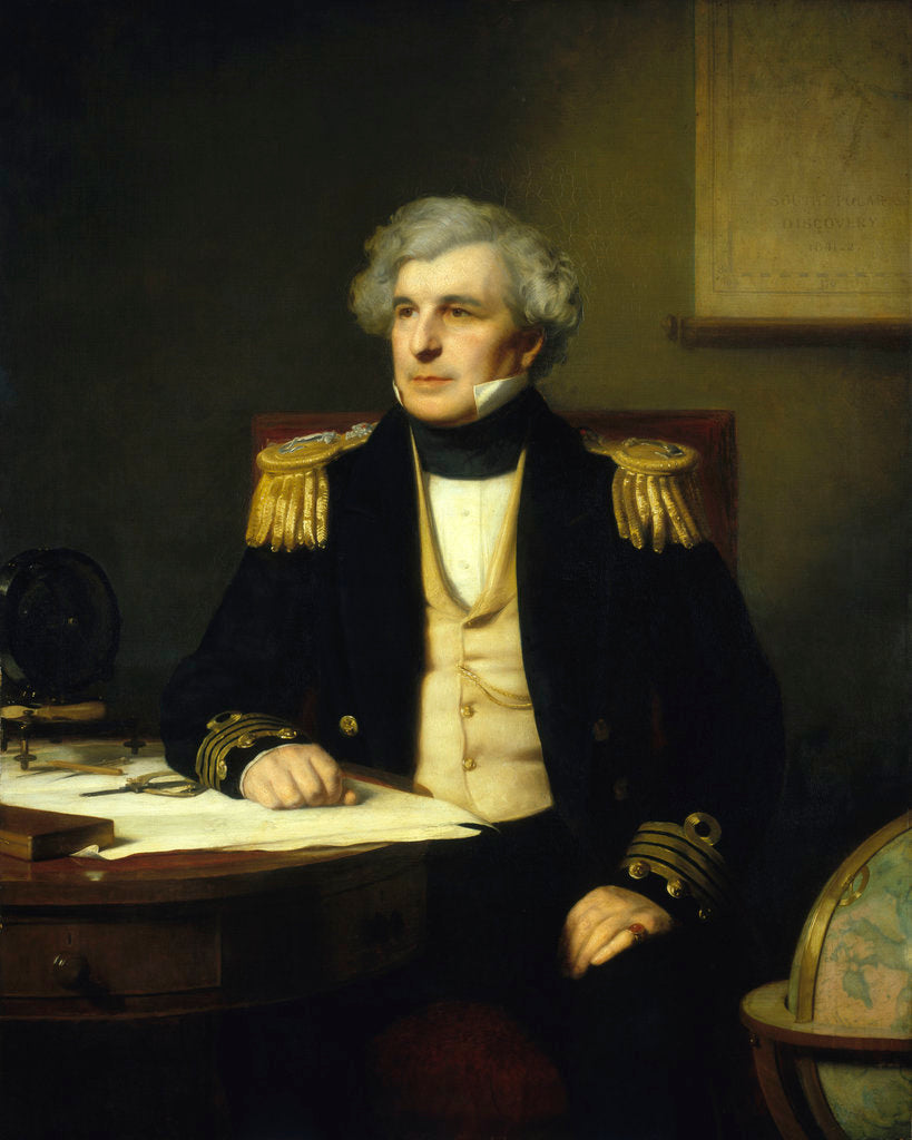 Detail of Captain Sir James Clark Ross (1800-1862) by Stephen Pearce