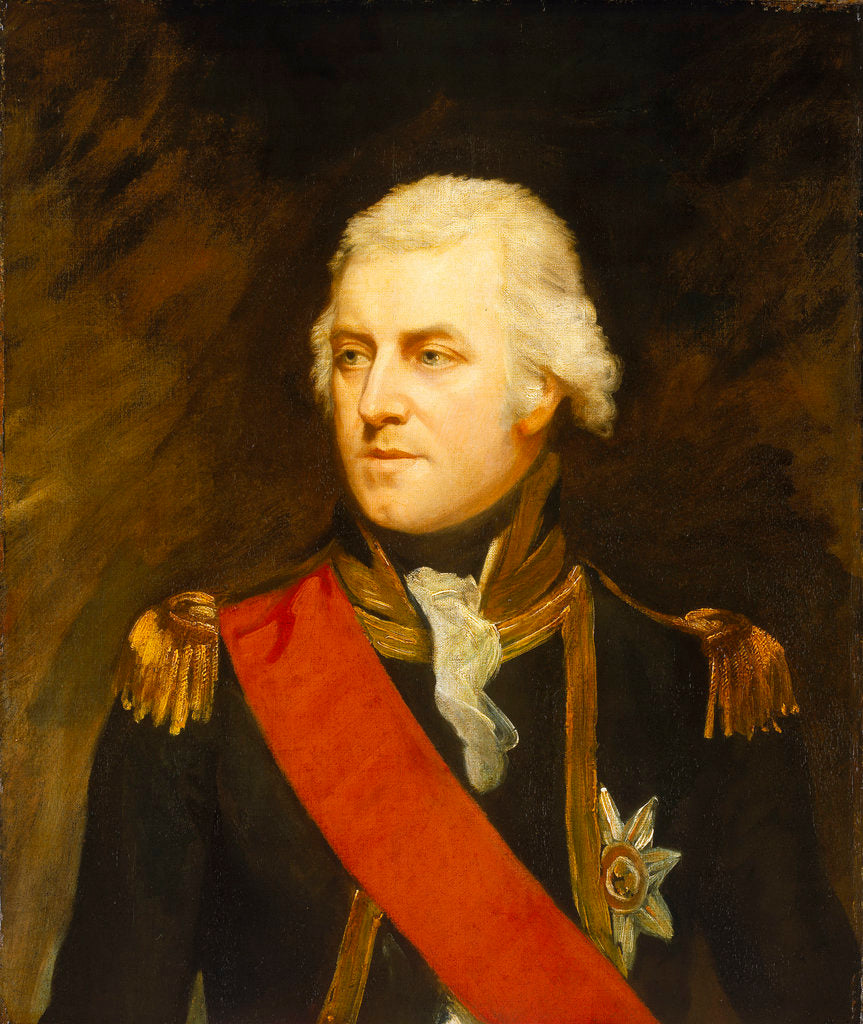 Detail of Captain John Borlase Warren (1753-1822) by Mark Oates