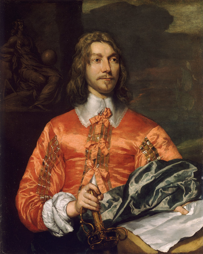 Detail of Portrait of a royalist by William Dobson