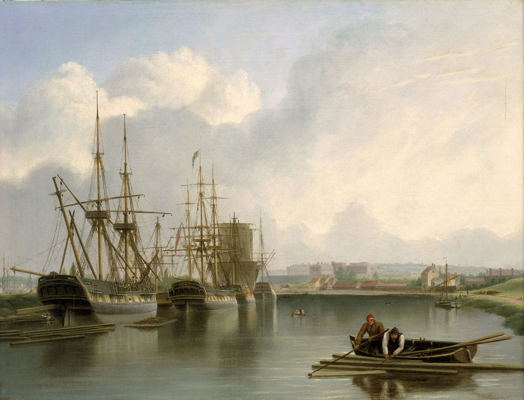 Detail of Shipping off Bristol by Joseph Walter