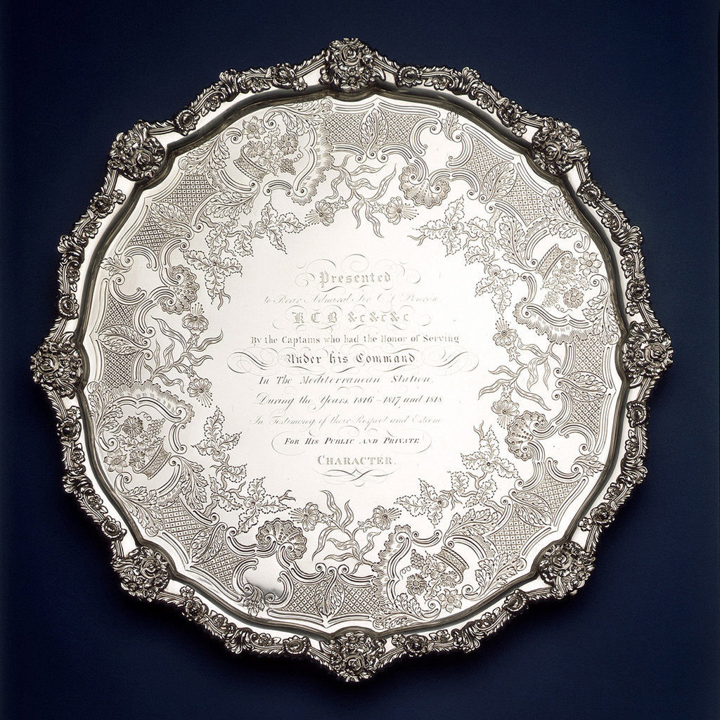 Detail of Salver by Smith