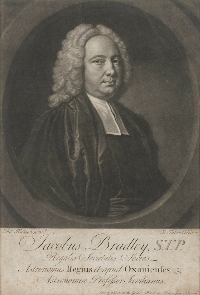 Detail of James Bradley,  Astronomer Royal 1742-1762 by Thomas Hudson