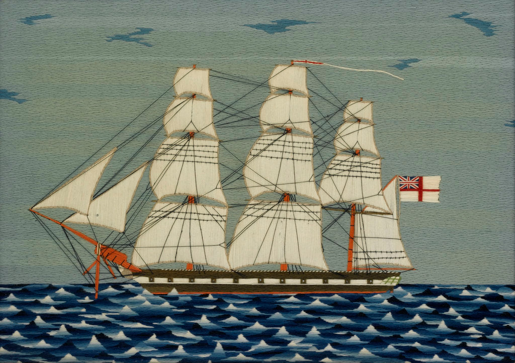Detail of HMS 'Challenger' by David Joseph Mead