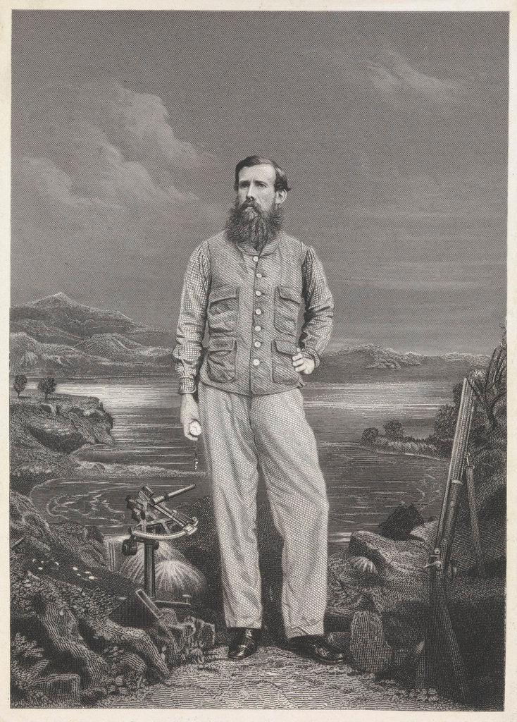 Detail of John Hanning Speke (1827-1864) by S. Hollyer