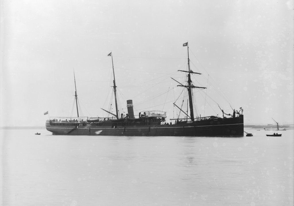 Detail of Steam liner 'Roma' (Br, 1873) ex 'County', ex 'Sutherland', British India S. N. Co. by unknown