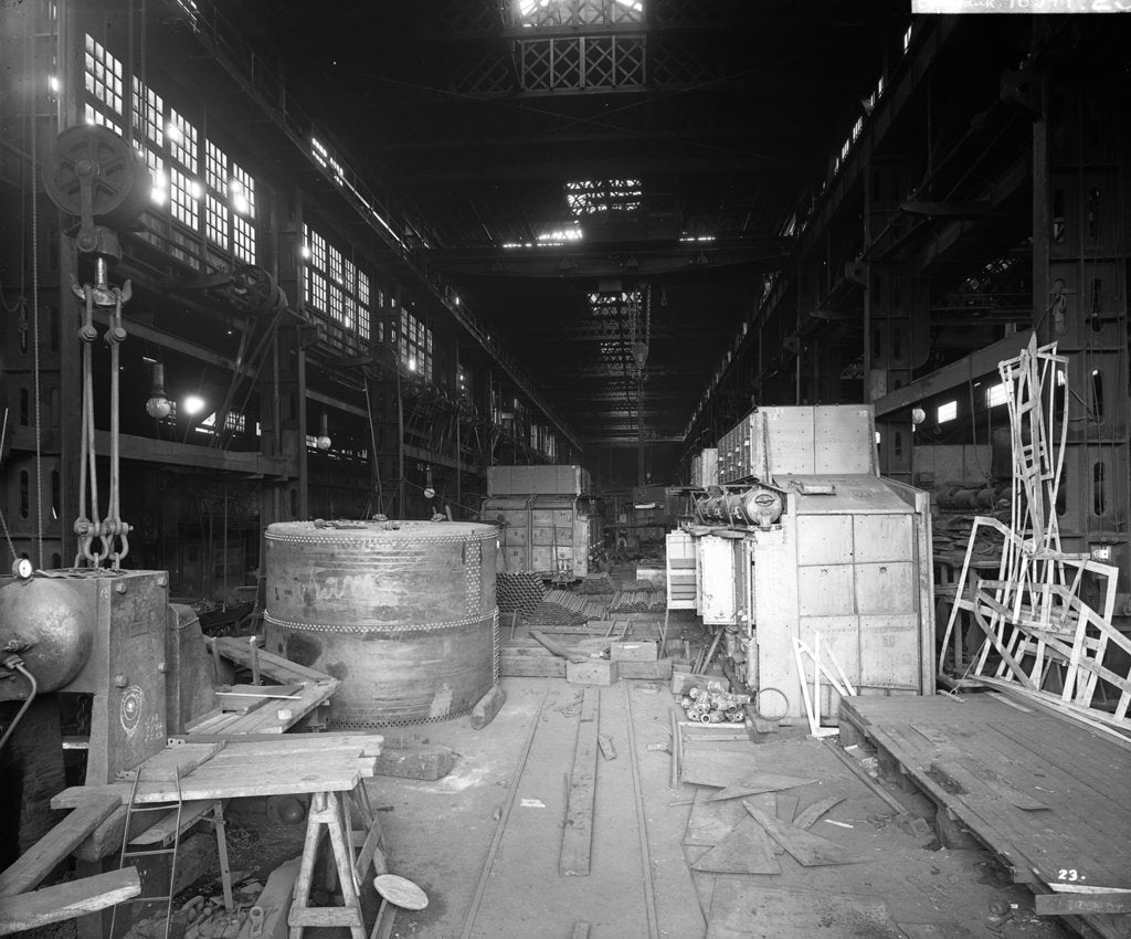 Detail of Boiler Works at John Brown & Co. Ltd, Clydebank, 1901 by Bedford Lemere & Co.