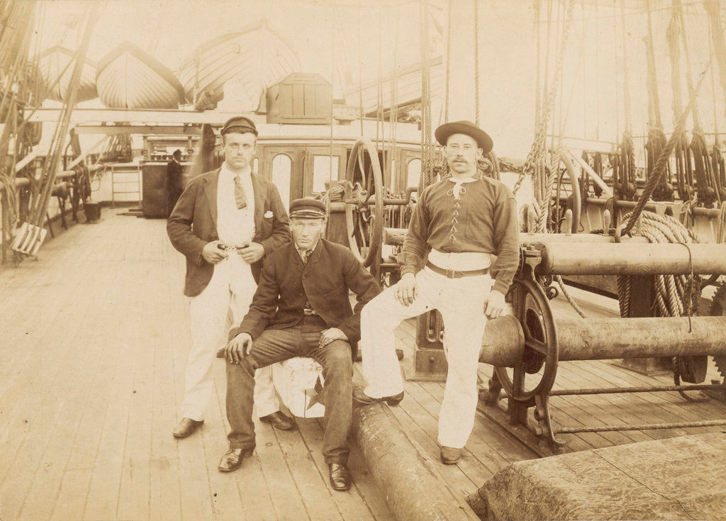 Detail of Deck of 'Cutty Sark' (1869) under Captain Woodget by unknown