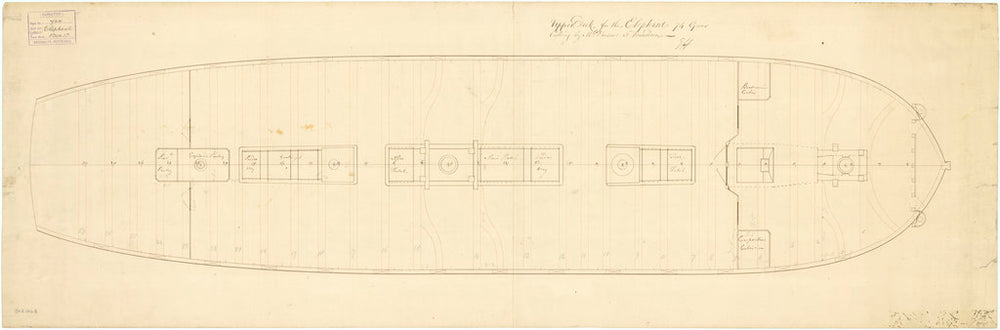 Plan of HMS 'Elephant' (1786)