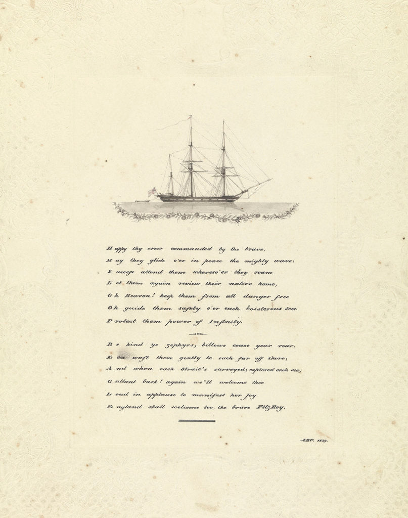 Detail of Admiral John Lort Stokes (1812-1885) by John Lort Stokes
