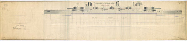 Lines plan for HMS ‘Hood’ (1891)
