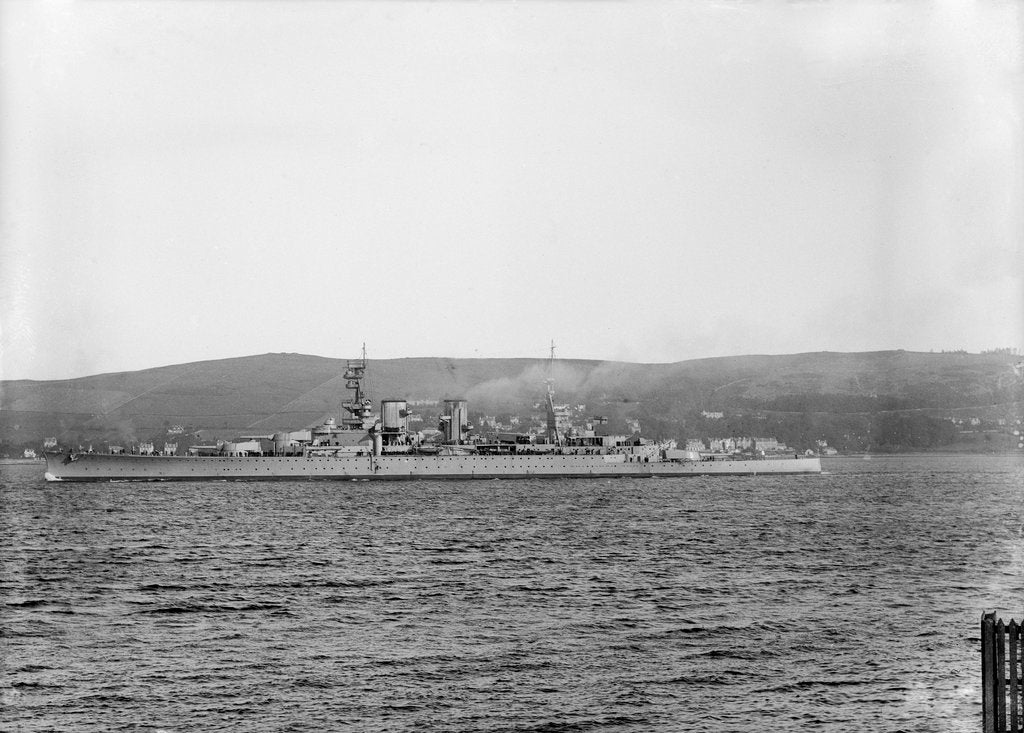 Detail of Battlecruiser HMS 'Renown' (1916) by unknown
