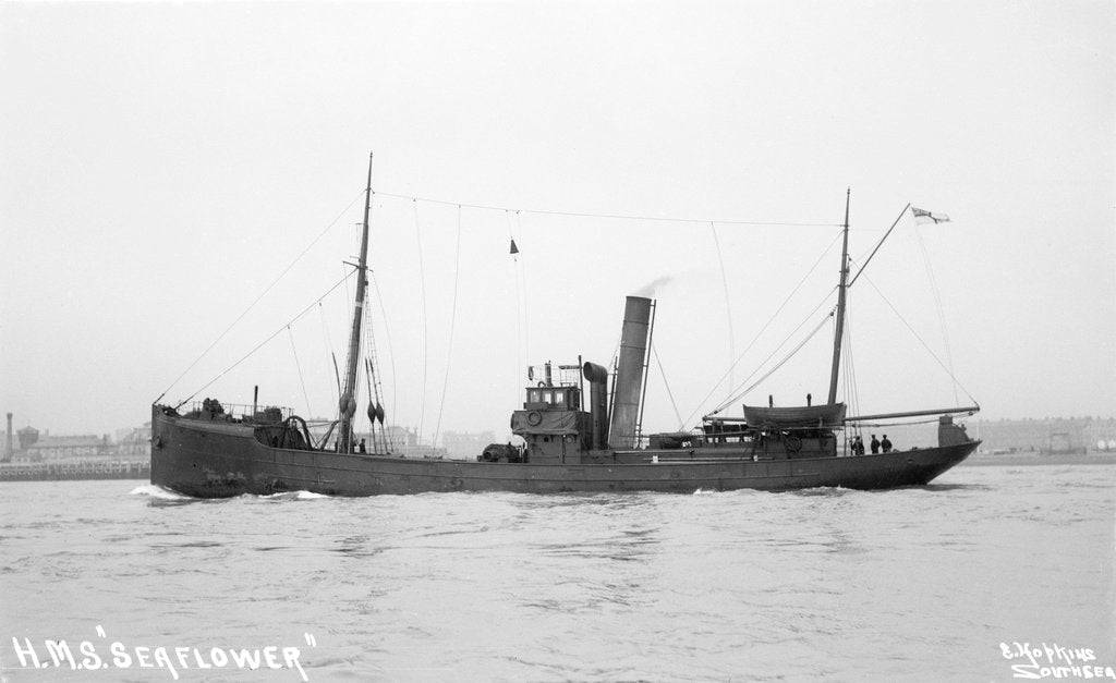 Detail of Trawler HMS 'Seaflower' (1908), 1912 by unknown