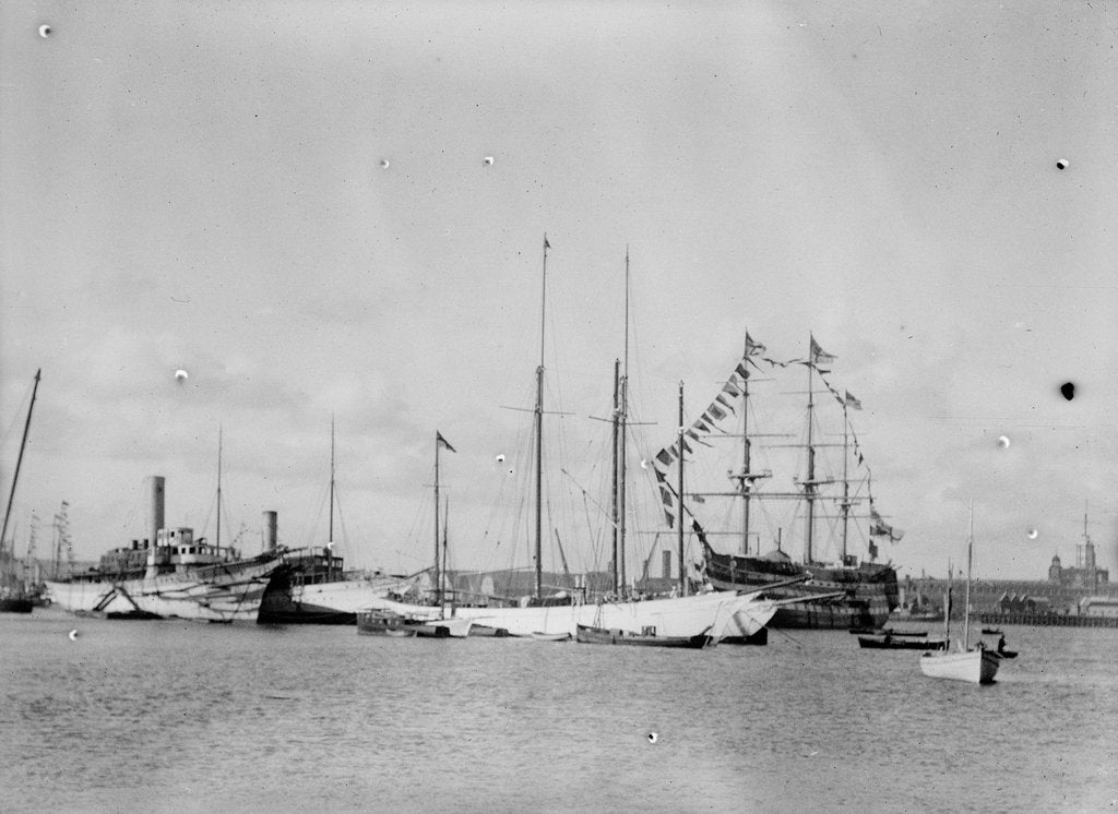 Detail of View of Portsmouth Harbour, 1911 by unknown