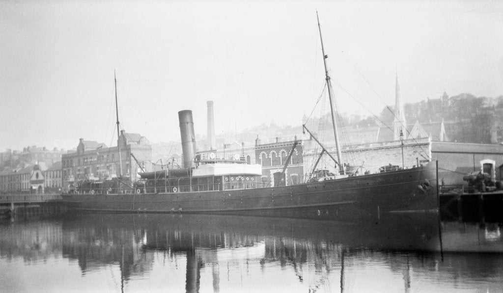 Detail of 'Skerryvore' (Br, 1898) at quayside, Cork by unknown