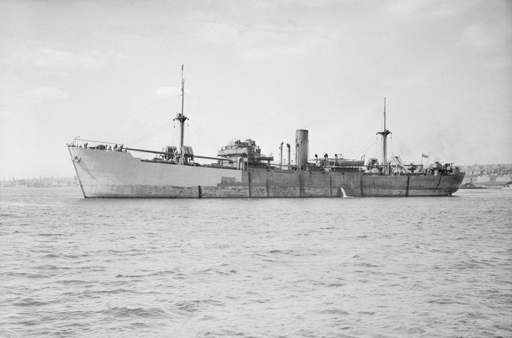 Detail of Photograph of general cargo vessel 'Baron Semple' (1939) under way in 1941-1943 by unknown