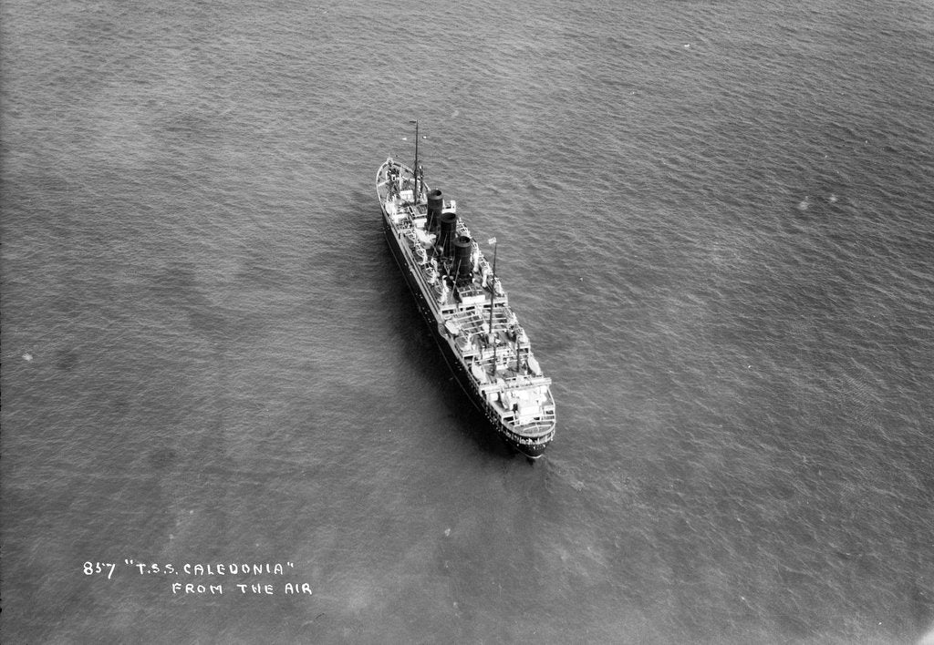 Detail of Aquitania by Marine Photo Service