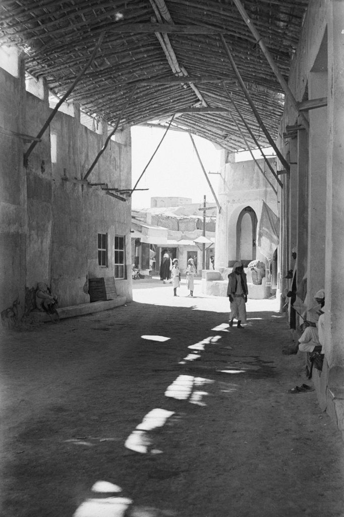 Detail of Covered suq, Kuwait by Alan Villiers