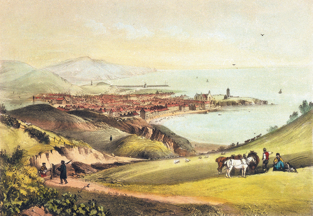 Detail of Aberystwith, from the north by R.G. Roberts