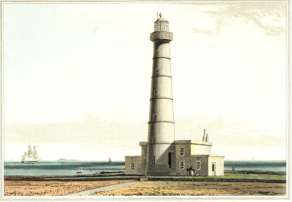 Detail of Light house on the Start, Isle of Sandy, Orkney by William Daniell